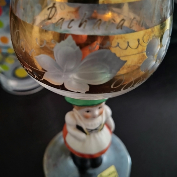 Vintage Goebel Hummel Figural Wine Glass - Picture 3 of 8